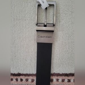 Calvin Klein Black Leather Belt